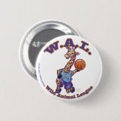 WAL Basketball Ronde Button 5,7 Cm (Voorkant /achterkant)
