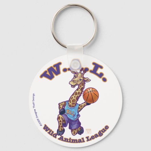 WAL Basketball Sleutelhanger (Voorkant)