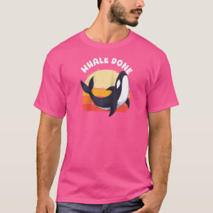 Wal Vis Done Goed Gedaan Orka Grap Dolfijn Oceaan T-shirt