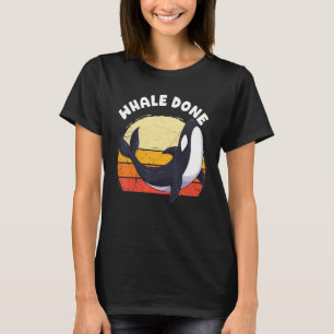 Wal Vis Done Goed Gedaan Orka Stunt Dolfijn Oceaan T-shirt