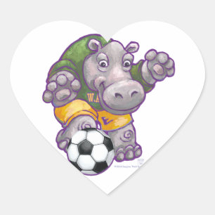 WAL-voetbal Hart Sticker