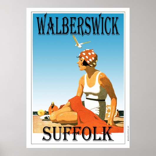 Walberswick Suffolk  strand Poster (Voorkant)