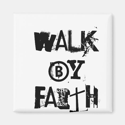 Walby Faith 2 Corinthians 5:7 Magnet Magneet (Voorkant)