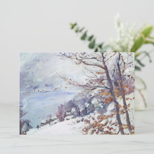 Walchensee in de winter | Lovis Corinth (Staand voorkant)