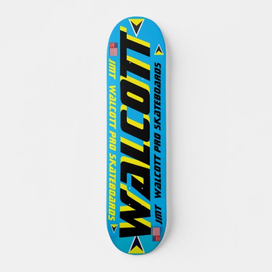 WALCOTT 2 JMT ST LUCIA7 3/4" Skateboard Deck (Devant)