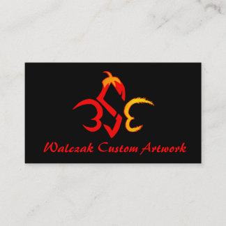 Walczak Custom Artwork Visitekaartje