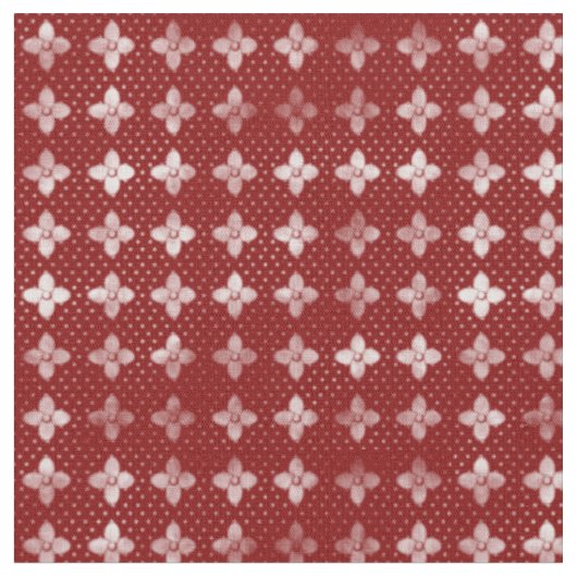 Waldcraft Batik Pattern II in Maroon Stof (Close Up)