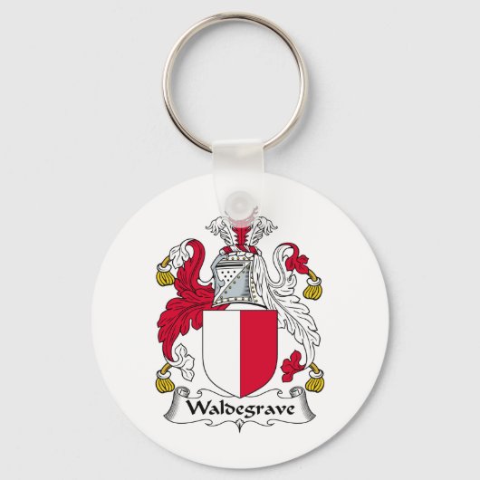Waldegrave Family Crest Sleutelhanger (Voorkant)