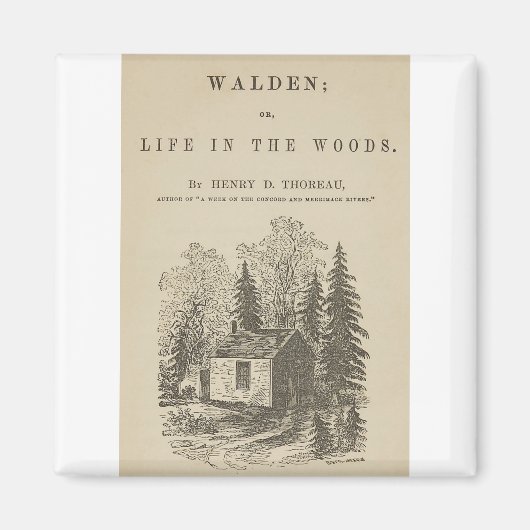Walden  Book Hoesje Magneet (Voorkant)
