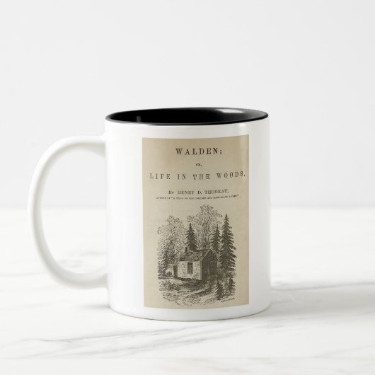 Walden Book Hoesje Tweekleurige Koffiemok (Links)