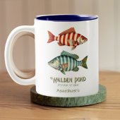 Walden Pond Massachusetts poisson Mug