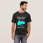 Walden Pond Massachusetts T-Shirt met lange mouwen (Voorkant volledig)