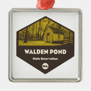 Walden Pond State Reservation Massachusetts Metalen Ornament