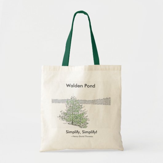 Walden Pond: Tote Bag (Voorkant)
