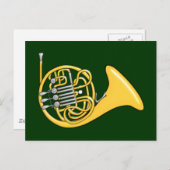 Waldhorn-hoorn Briefkaart (Voorkant / Achterkant)