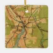 Waldoboro Maine  Map Keramisch Ornament (Voorkant)