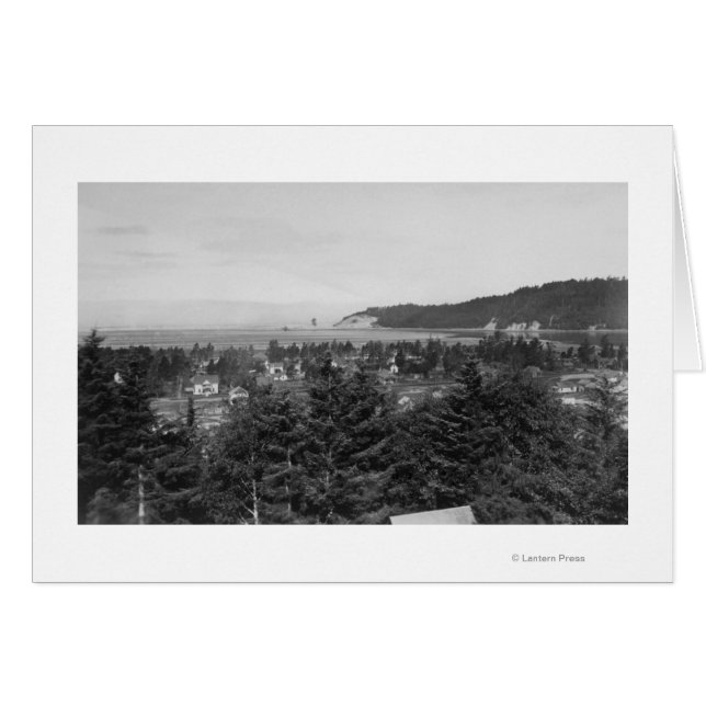 Waldport, Oregon Vue Ville Vue Ouest (Devant horizontal)