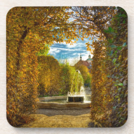 Waldstein Garden Fall Harde Plastic Coaster Bier Onderzetter