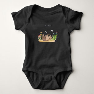 Waldtier Beer Flowers Name Kian Romper