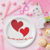 Walentines Day Design Papieren Bordje (Feest)