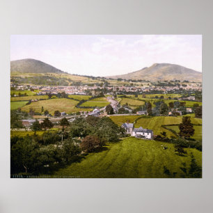 Wales, Abergavenny Heilige Berg Poster