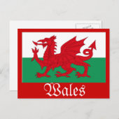 wales briefkaart (Voorkant / Achterkant)