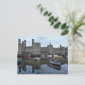 Wales, Caernarfon castle, een van Edward's Briefkaart (Staand voorkant)