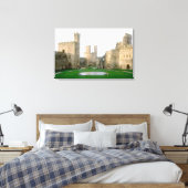 Wales, Caernarfon castle, een van Edward's Canvas Afdruk (Insitu (Slaapkamer))