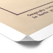 Wales Caricature Map 1868 Poster (Hoek)