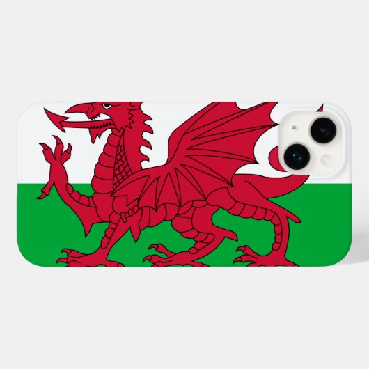 Wales Case-Mate iPhone Case (Achterkant (horizontaal))