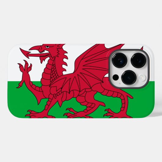 Wales Case-Mate iPhone Case (Achterkant (horizontaal))
