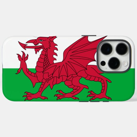 Wales Case-Mate iPhone Case (Achterkant (horizontaal))
