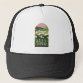 Wales Cornwall  Magnet Trucker Pet (Voorkant)