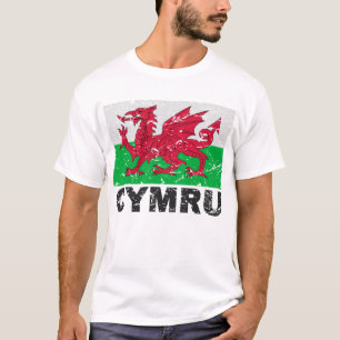 Wales CYMRU Flag T-shirt