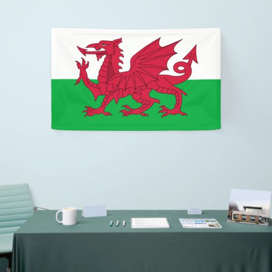 Wales flag Banner (Beurs)