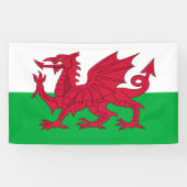 Wales flag Banner (Horizontaal)