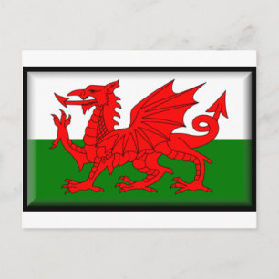 Wales Flag Briefkaart