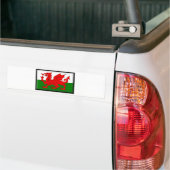 Wales Flag Bumpersticker (Op Truck)