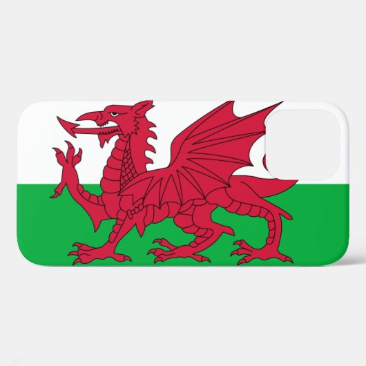 Wales Flag Case-Mate iPhone Case (Achterkant (horizontaal))