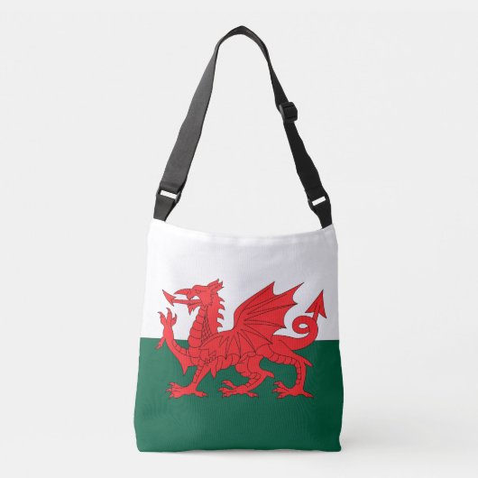 Wales Flag Crossbody Tas (Voorkant)