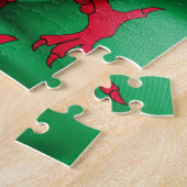 Wales Flag Legpuzzel (Zijkant)
