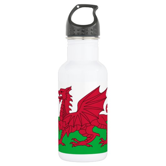 Wales Flag Liberty Bottle Waterfles (Voorkant)