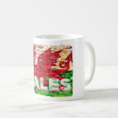 Wales Flag op Brick Koffiemok (Voorkant rechts)