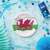 Wales Flag Papieren Bordje (Feest)