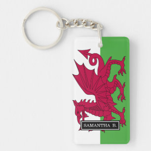 Wales Flag Sleutelhanger