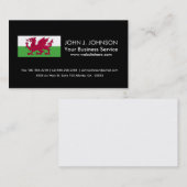 Wales Flag Visitekaartje (Voorkant / Achterkant)