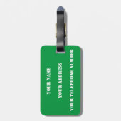 Wales Flag World Cup 2022 Football Voetbal Bagagelabel (Achterkant verticaal)