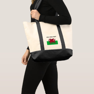 Wales Flag World Cup 2022 Football Voetbal Tote Bag