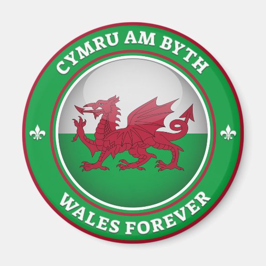 Wales Forever Magneet (Voorkant)