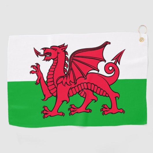 Wales Golfhanddoek (Horizontaal)